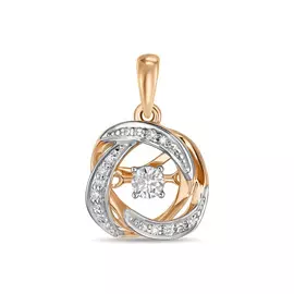 Подвеска c бриллиантами