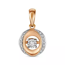 Подвеска c бриллиантами