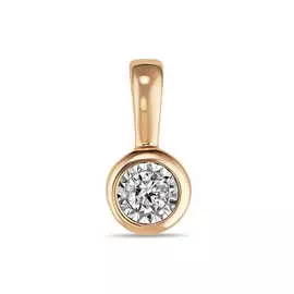 Подвеска c бриллиантом