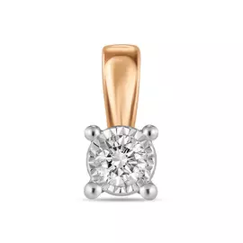Подвеска c бриллиантом