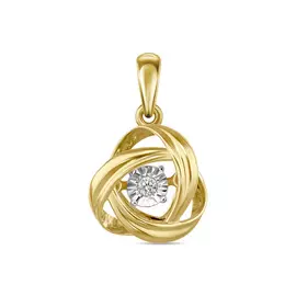 Подвеска c бриллиантом