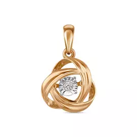 Подвеска c бриллиантом