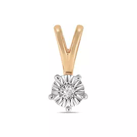Подвеска c бриллиантом