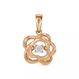 Подвеска c бриллиантом