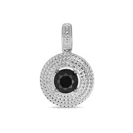 Подвеска c цветными сапфирами