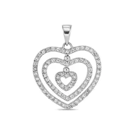 Подвеска c фианитами