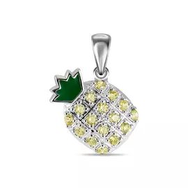 Подвеска c фианитами