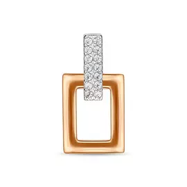 Подвеска c фианитами