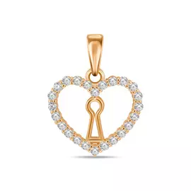 Подвеска c фианитами