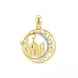 Подвеска c фианитами