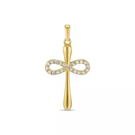 Подвеска c фианитами