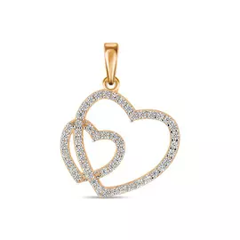 Подвеска c фианитами