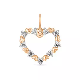 Подвеска c фианитами