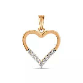 Подвеска c фианитами