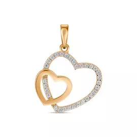 Подвеска c фианитами