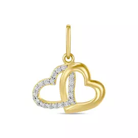 Подвеска c фианитами