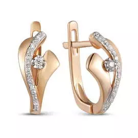 Серьги c бриллиантами