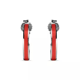 Серьги c эмалью