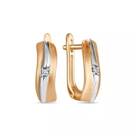 Серьги c бриллиантами