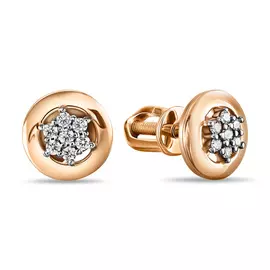 Серьги c бриллиантами