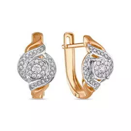 Серьги c бриллиантами