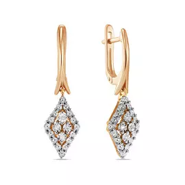 Серьги c бриллиантами