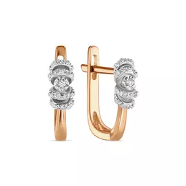 Серьги c бриллиантами