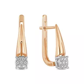 Серьги c бриллиантами