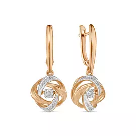 Серьги c бриллиантами