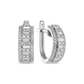 Серьги c бриллиантами