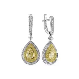 Серьги c бриллиантами