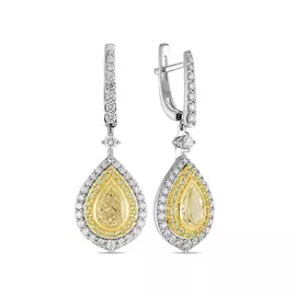 Серьги c бриллиантами