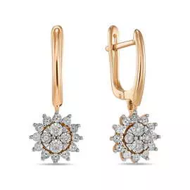 Серьги c бриллиантами