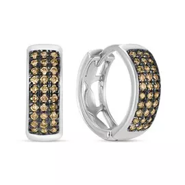 Серьги c бриллиантами