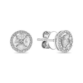 Серьги c бриллиантами