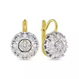 Серьги c бриллиантами