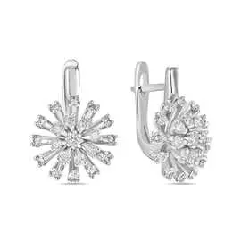 Серьги c бриллиантами