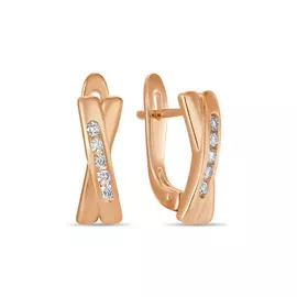 Серьги c бриллиантами