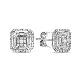 Серьги c бриллиантами