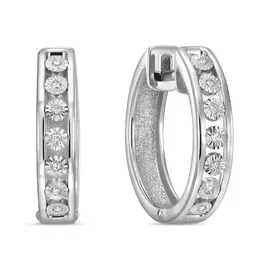 Серьги c бриллиантами