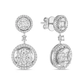 Серьги c бриллиантами