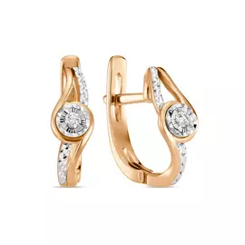 Серьги c бриллиантами