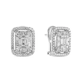 Серьги c бриллиантами