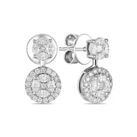 Серьги c бриллиантами