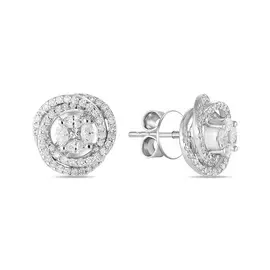 Серьги c бриллиантами