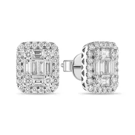 Серьги c бриллиантами