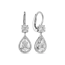 Серьги c бриллиантами