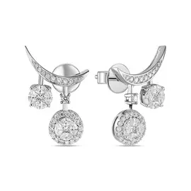 Серьги c бриллиантами