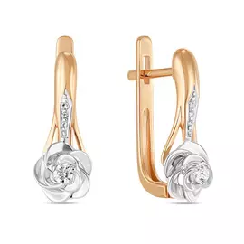 Серьги c бриллиантами