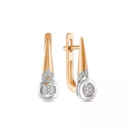 Серьги c бриллиантами